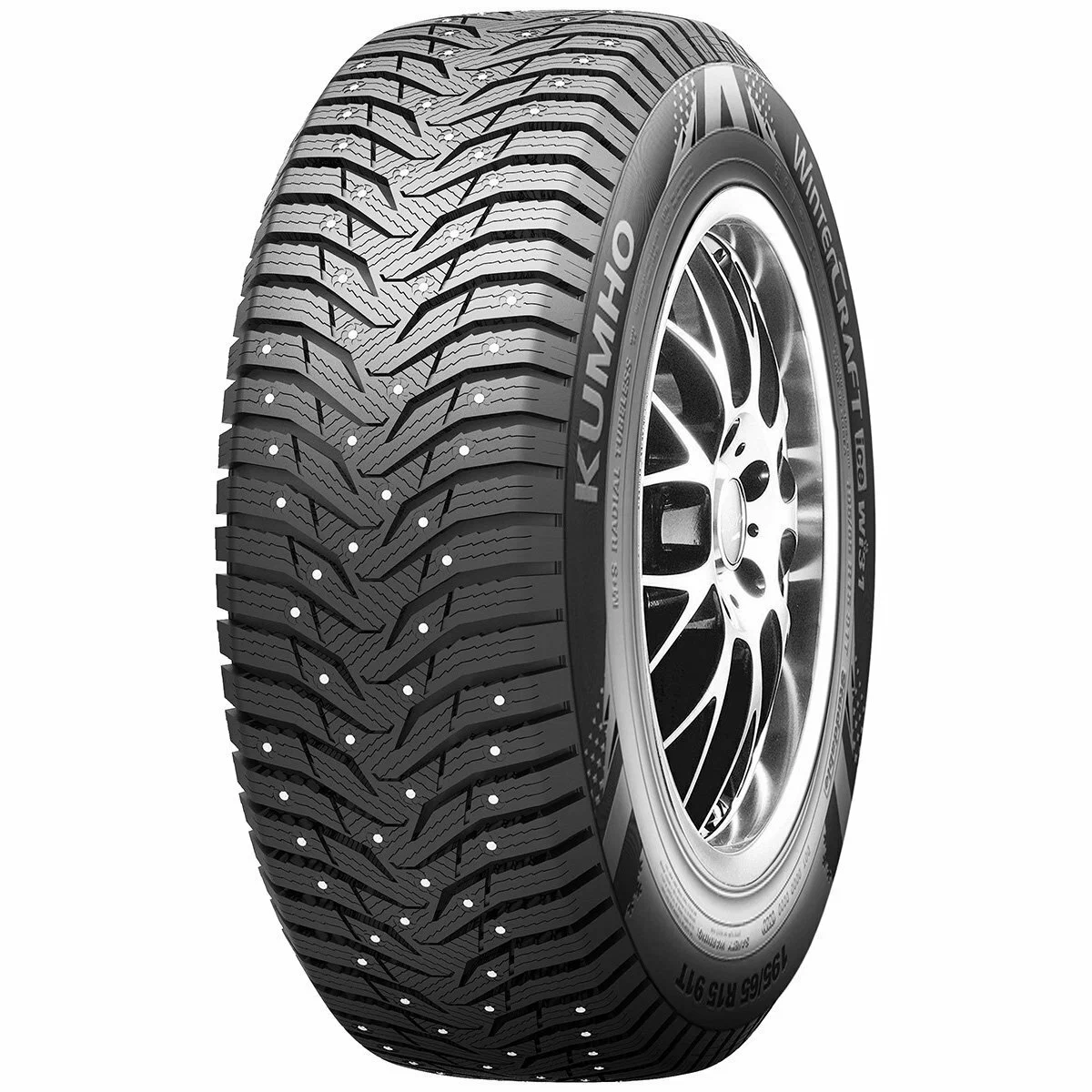 Легковая шина 205/55R16 94T Kumho WI-32 зимняя шипованная