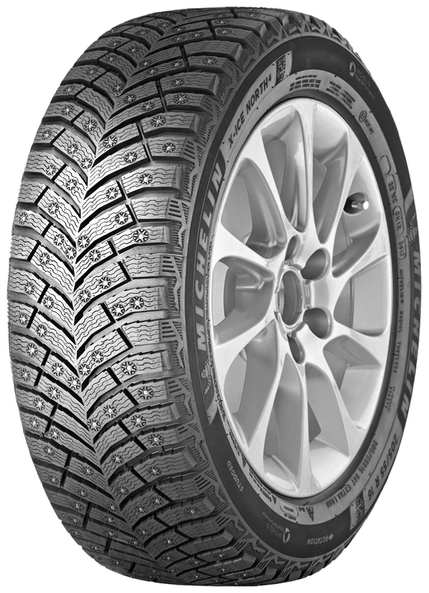 Легковая шина 225/65R17 106T XL Michelin X-ICE NORTH 4 SUV зимняя шипованная