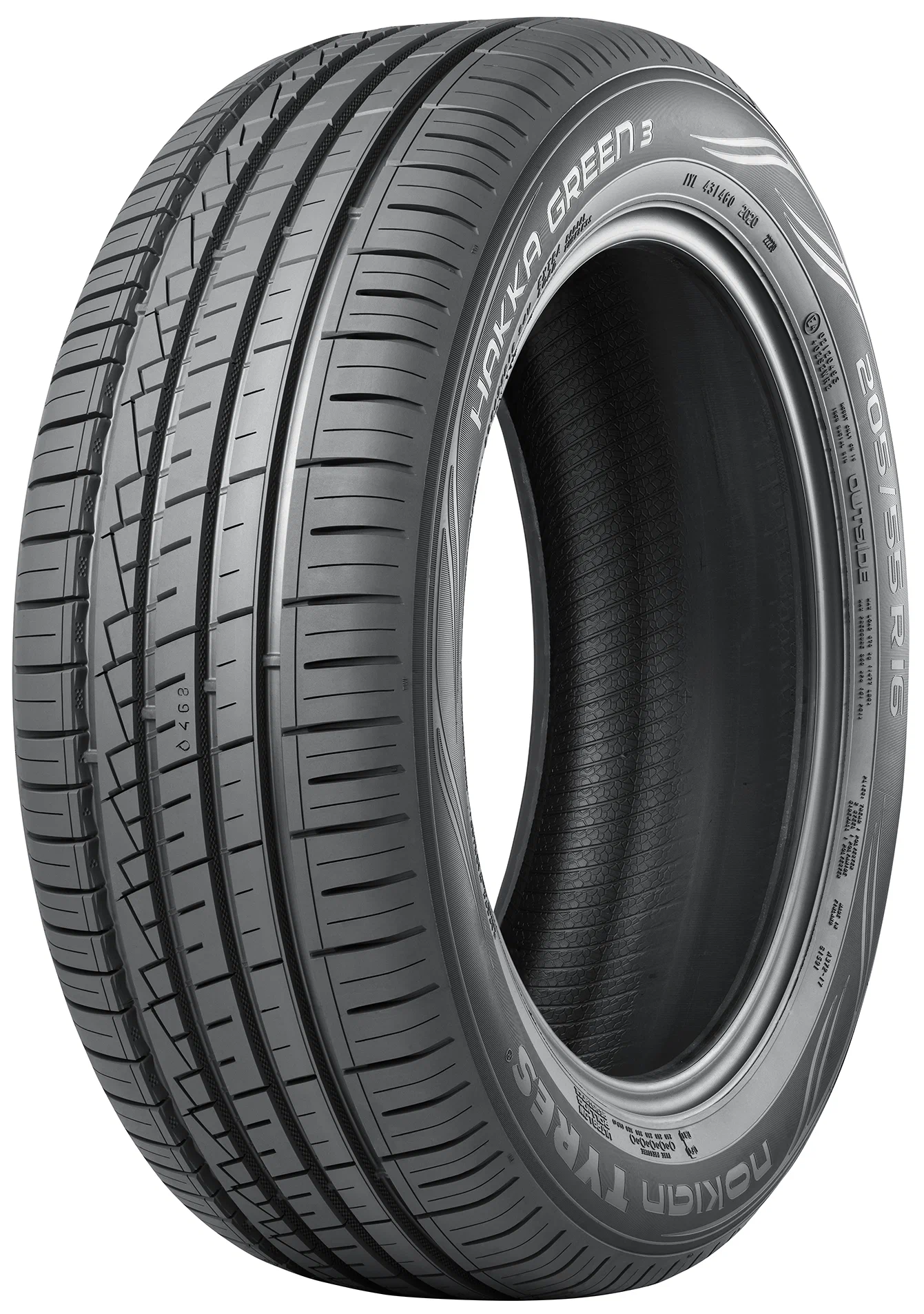 Легковая шина 175/70R13 82T Nokian Tyres  Hakka GREEN 3 летняя